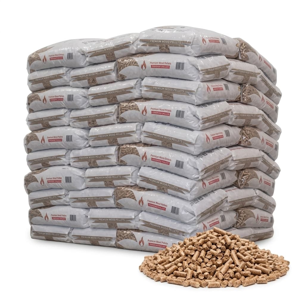 BoisExpress — Pellet SunPower Palette de 70 sacs de 17 kg Bois Noble