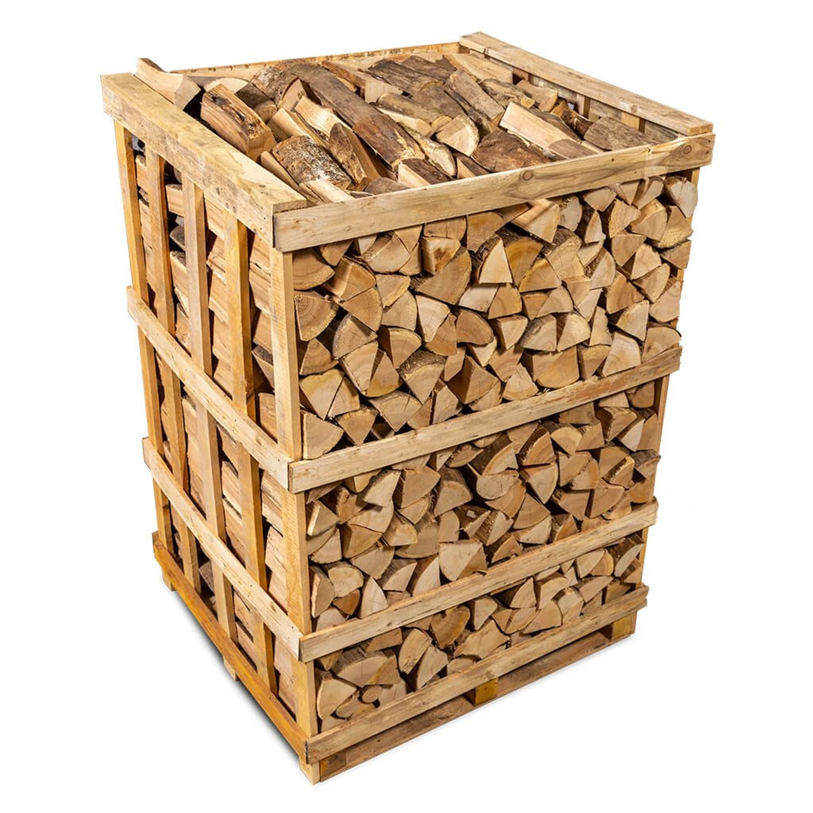 Bois de Chauffage Gigant Frêne Séché au Four 25cm Demi-Palette