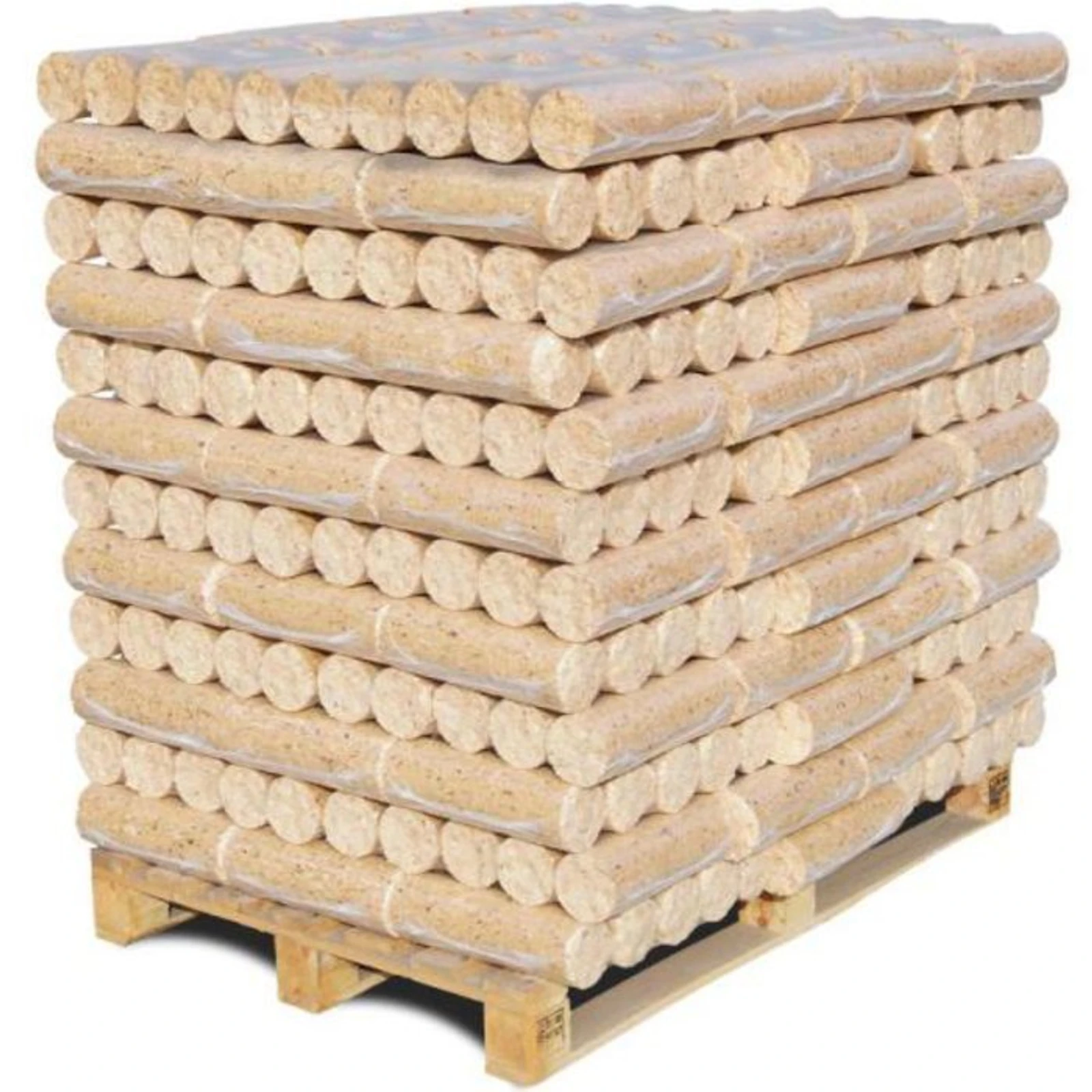 Briquettes de bois tendre NESTRO rondes sans trou 960kg