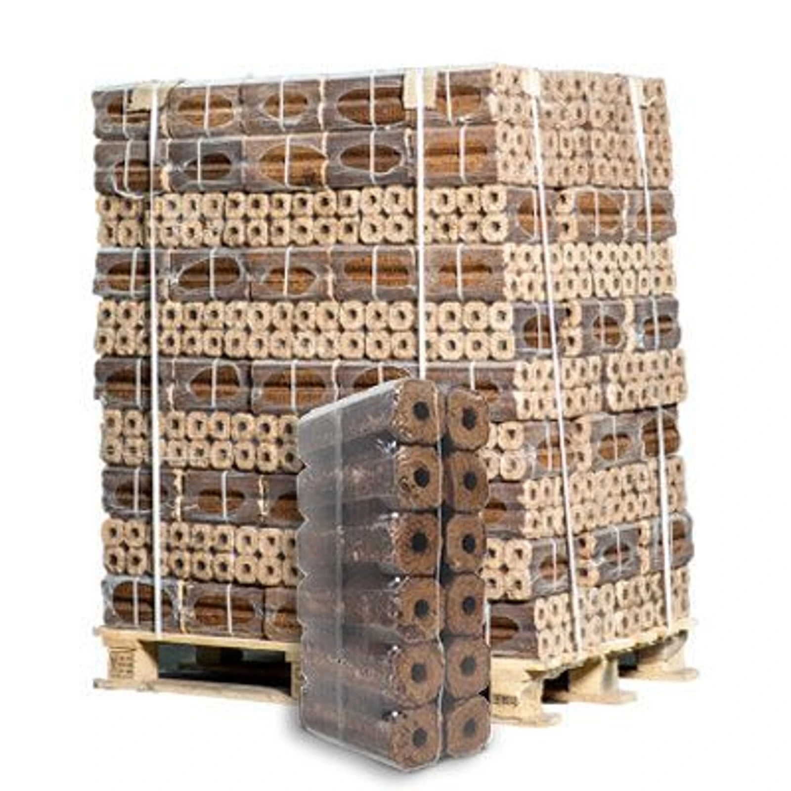 Briquettes Pini Kay (Import) Palette 96 sacs x 10 kg (960 kg)