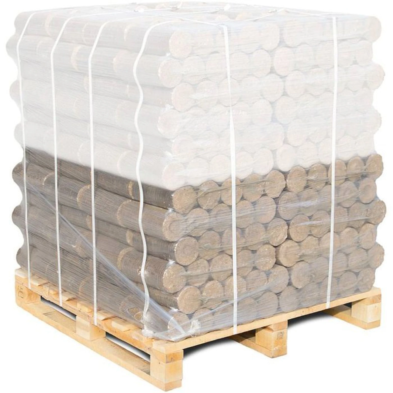 Briquettes de bois dur NESTRO rondes sans trou Premium 480kg
