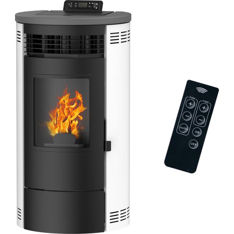Poêle à granulés Air Flavia 15 kW Blanc Sannover