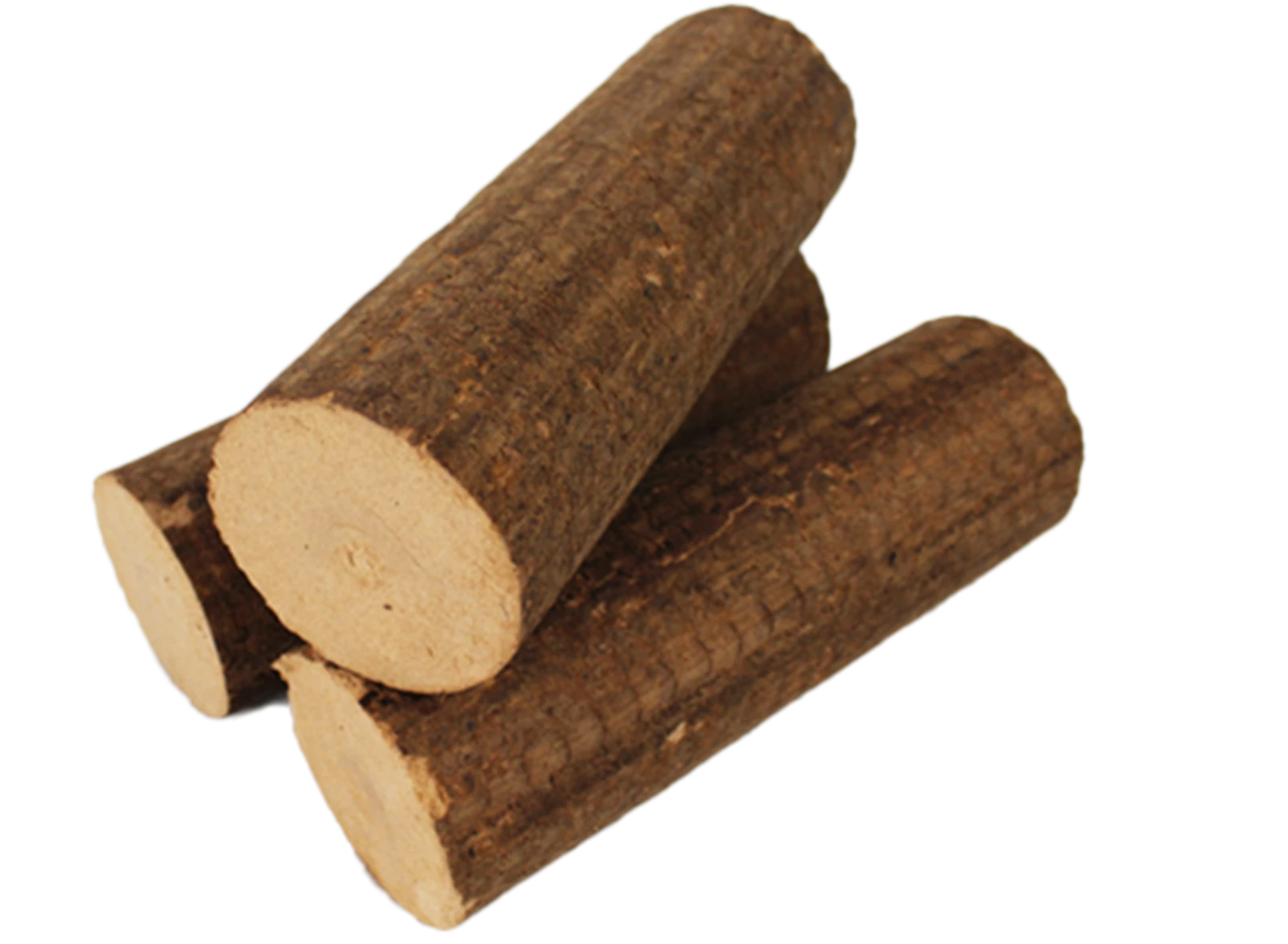 Bûches de hêtre rondes, palette de 96 paquets x 10 kg (960 kg)