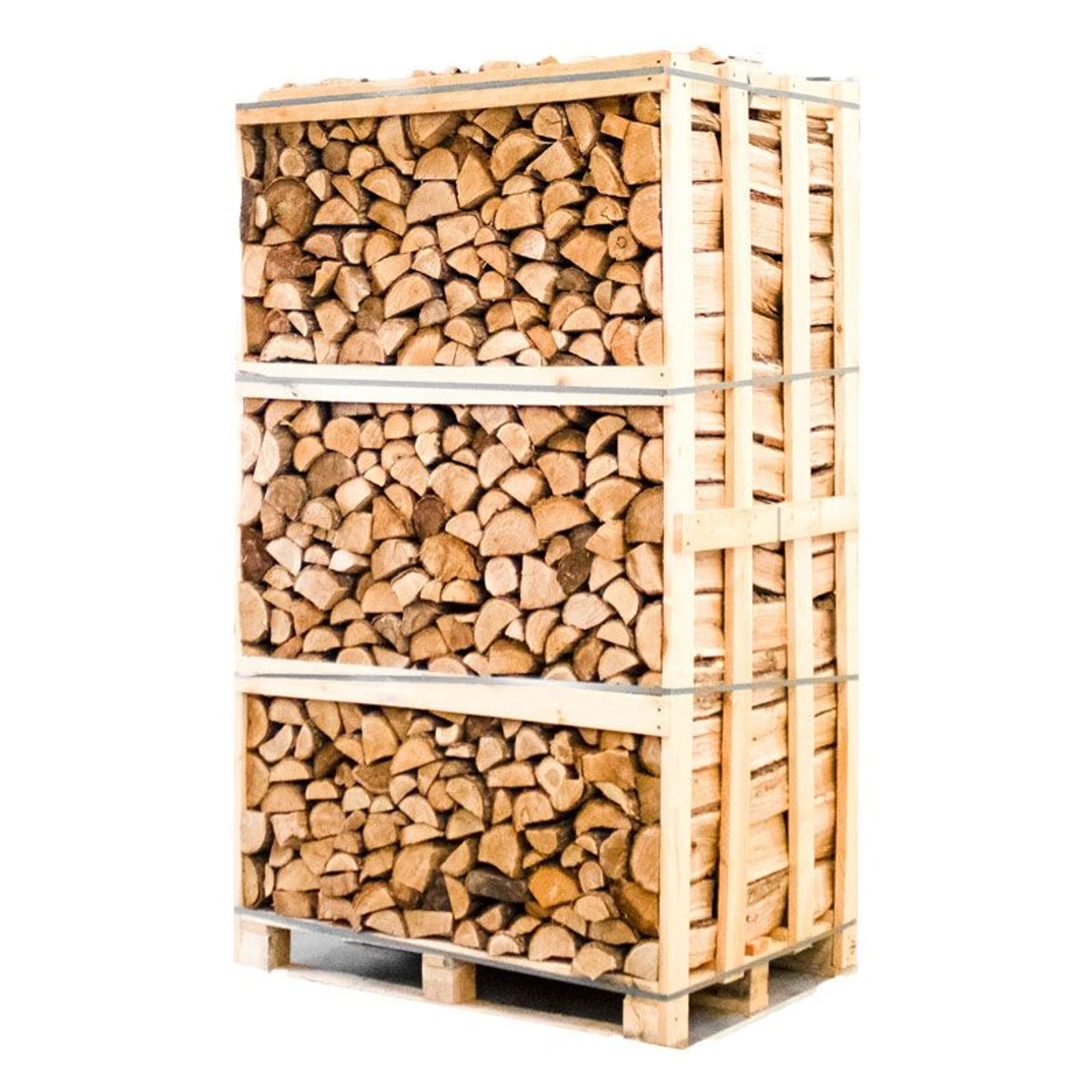 Palette de bois de chauffage chêne fendu séché au four 33cm