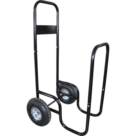 Chariot de jardin pour bois dur avec bâche de protection – Charge maximale 300kg – XBIWT150