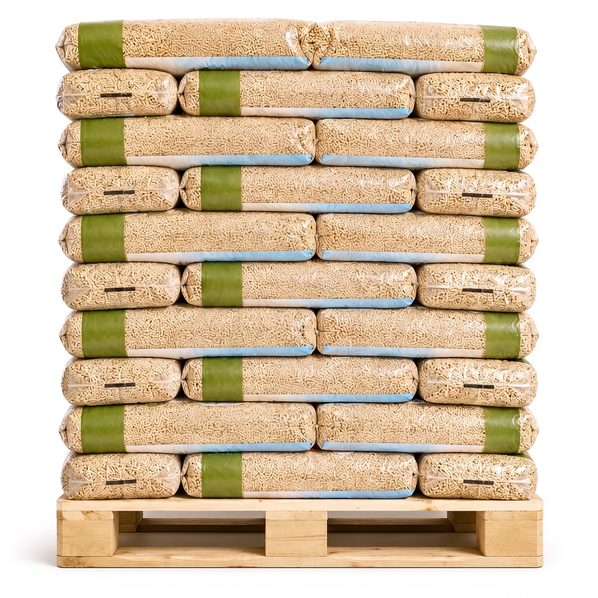HOYER Granulés de bois 6mm ENplusA1, 66 x 15kg Palette