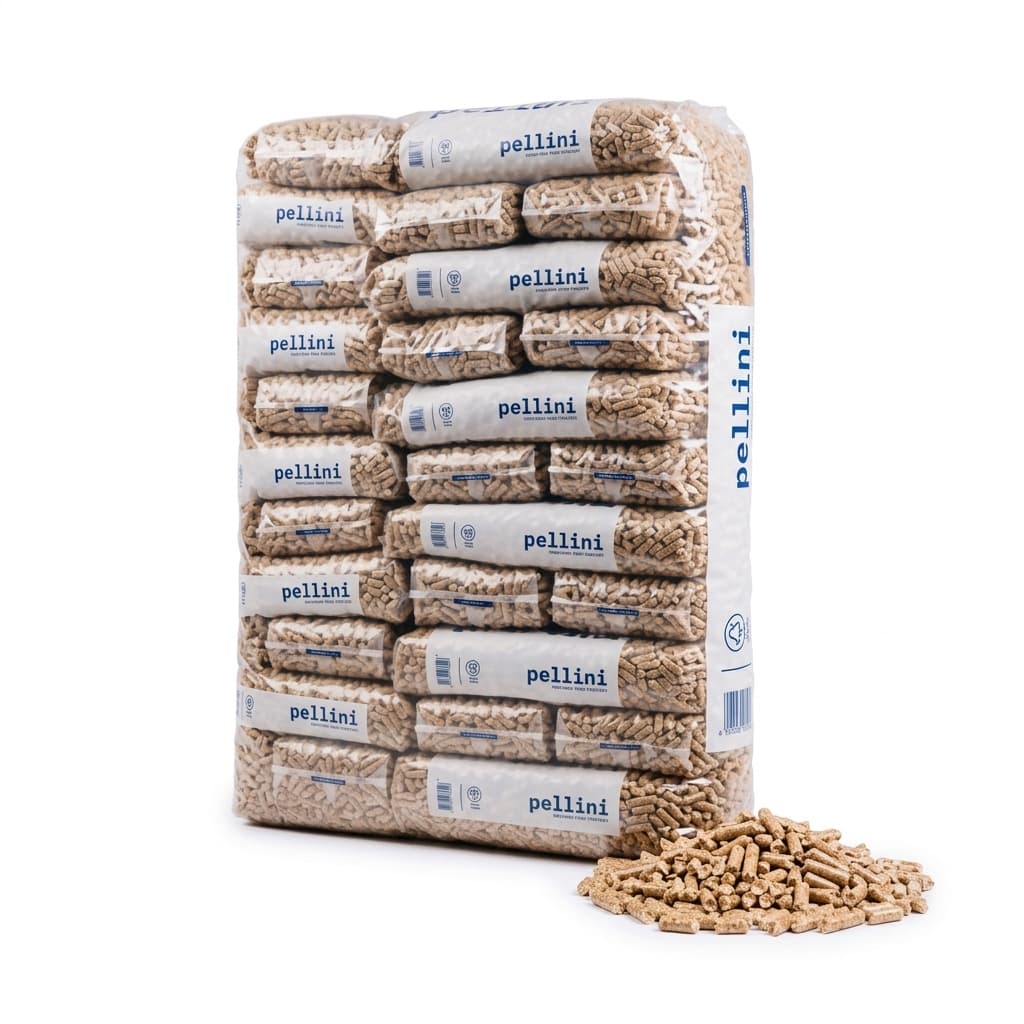 BoisExpress — Pellets Pellini EN+ A1 Palette de 66 sacs de 17 kg Artisan Français