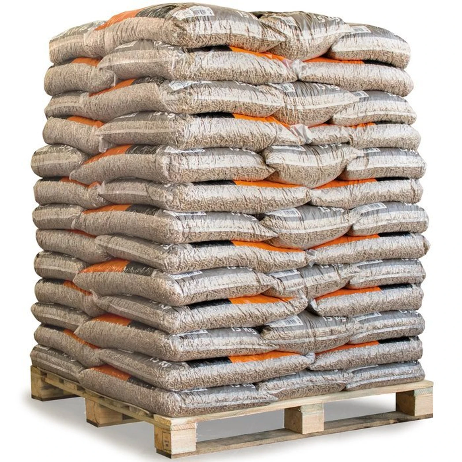 HEIZFUXX Granulés de bois Grey 6mm ENplusA1, 65 x 15kg Palette