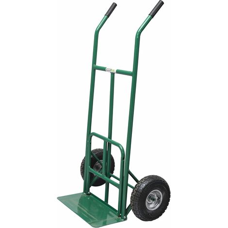 Werka Pro – Chariot diable porte bûches 250 kg – Acier peint – Roues gonflables tout-terrain – Poignées antidérapantes – Largeur 63 cm, Hauteur 1,19 m