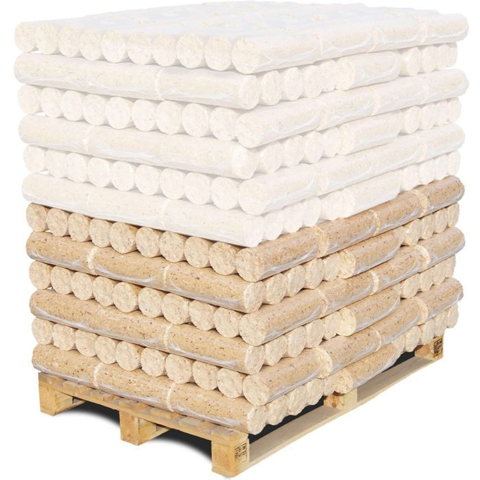 Briquettes NESTRO en bois de résineux rondes sans trou 480kg