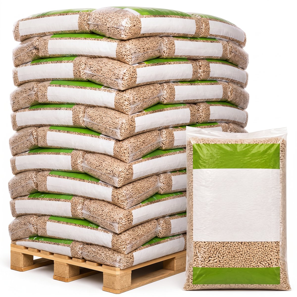 Pellets Saxonia 6mm ENplusA1, 66 x 15kg Palette